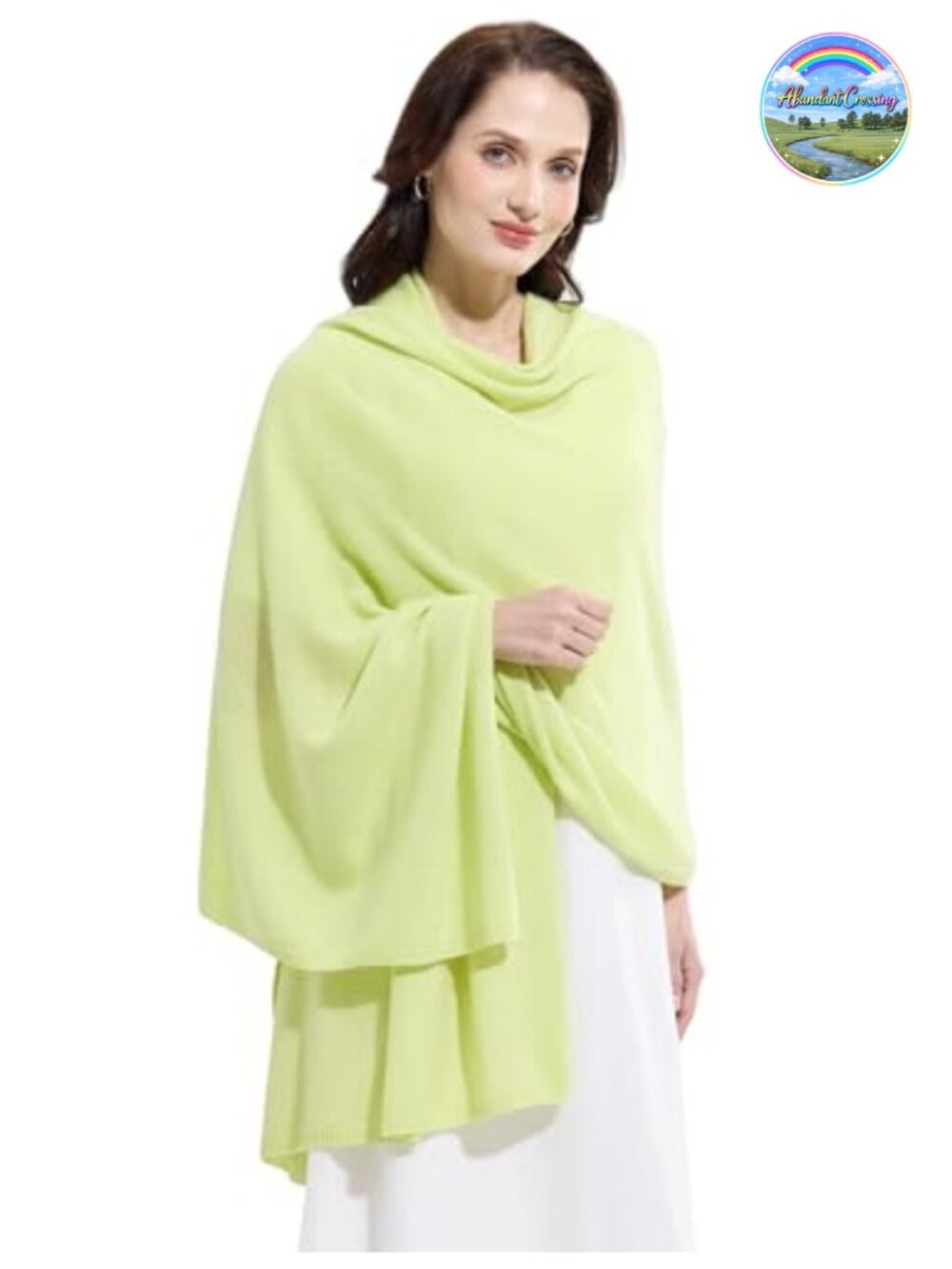 100% Cashmere Wrap Scarf Stole Knitted Shawl Women Extra Large Travel